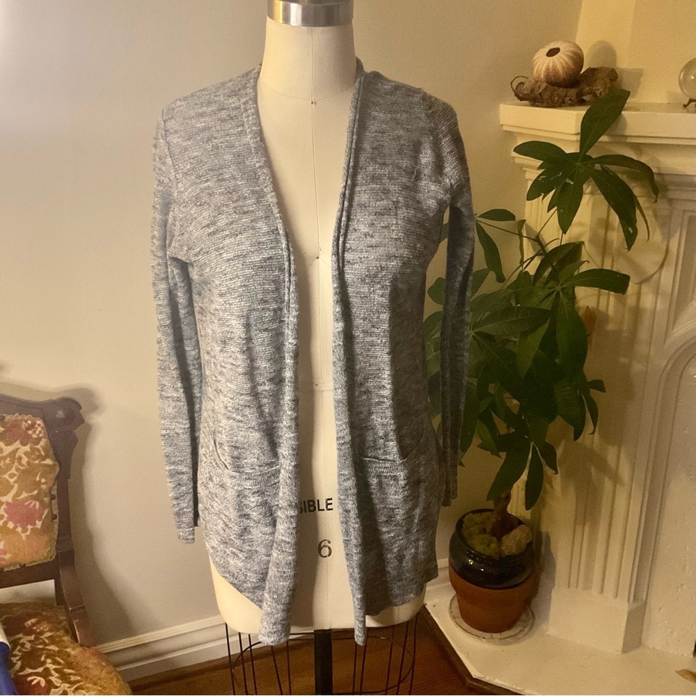 Marine Layer Nantucket Cardigan in Navy Heather Medium